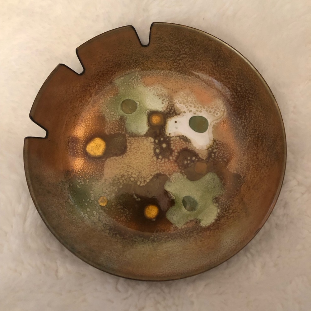 Bovano ashtray, mid century